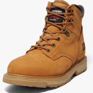 Timberland Tan Rugged Boots with Padded Tongue and Traction Sole
